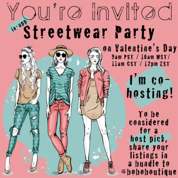Staple Tops - Valentine's Day Streetwear Posh Party! Mon, Feb. 14 in-app: 9am PST, Host Picks